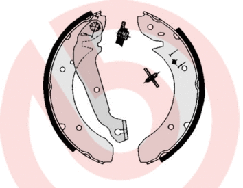 Brake Shoe Set (S 59 505)