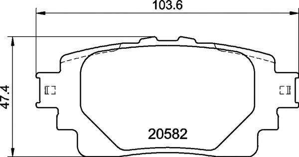 Brake Pad Set, disc brake (P 83 174)