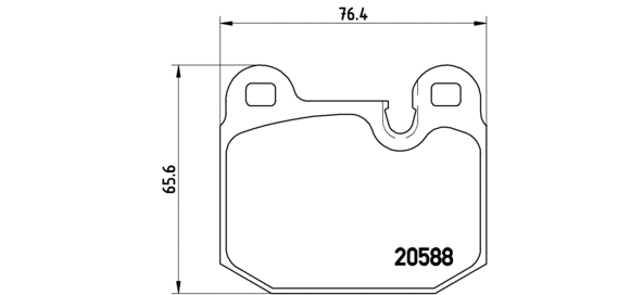 Brake Pad Set, disc brake (P 06 006)
