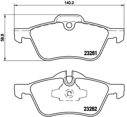 Brake Pad Set, disc brake (P 06 030)