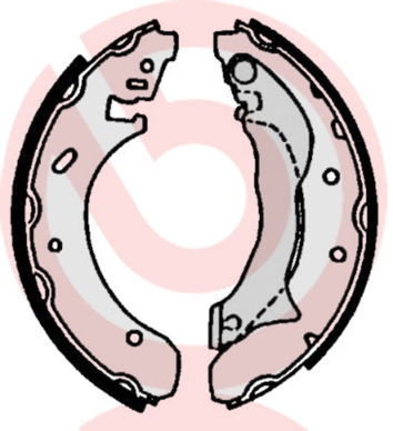 Brake Shoe Set (S 24 524)