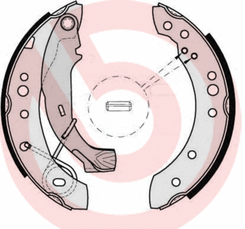 Brake Shoe Set (S 61 526)