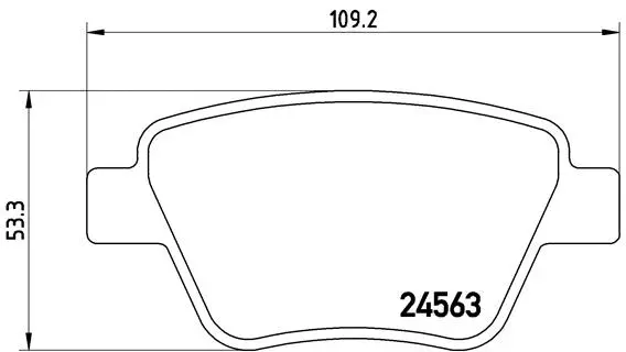 Brake Pad Set, disc brake (P 85 114)
