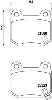 Brake Pad Set, disc brake (P 56 048)