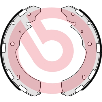 Brake Shoe Set (S 54 523)