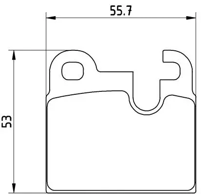 Brake Pad Set, disc brake (P 06 004)