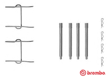 Accessory Kit, disc brake pad (A 02 281)
