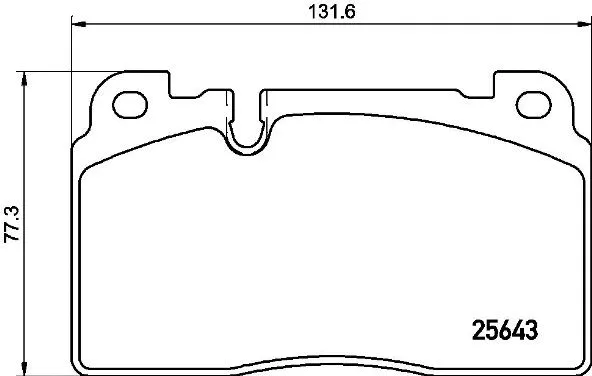 Brake Pad Set, disc brake (P 85 133)