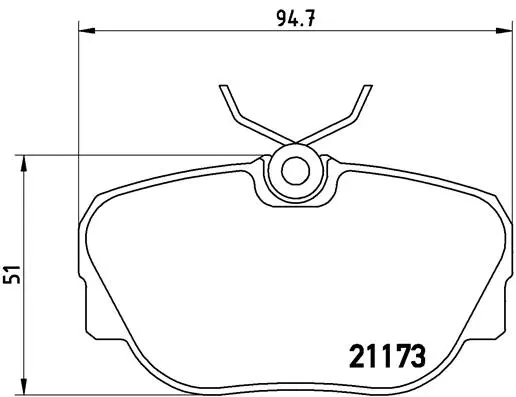 Brake Pad Set, disc brake (P 06 010)