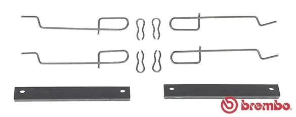 Accessory Kit, disc brake pad (A 02 218)