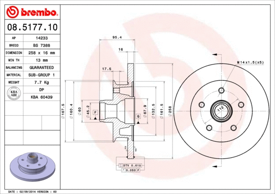 Brake Disc (08.5177.10)