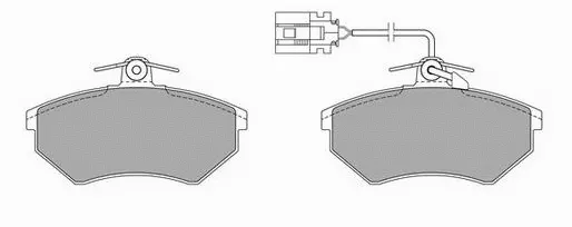 Brake Pad Set, disc brake (P 85 033)