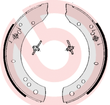 Brake Shoe Set (S 44 502)