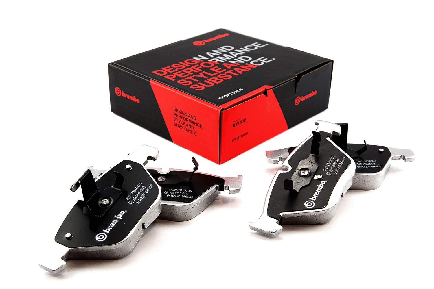 High Performance Brake Pad Set (07.B314.35)