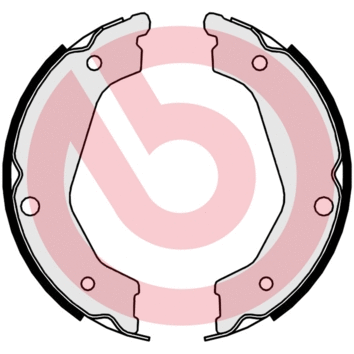 Brake Shoe Set, parking brake (S 30 534)