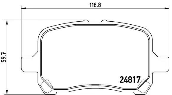 Brake Pad Set, disc brake (P 10 014)