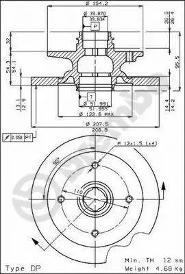 Brake Disc (08.3957.10)