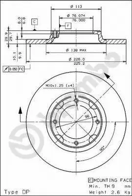 Brake Disc (08.4414.10)