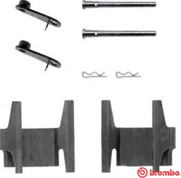 Accessory Kit, disc brake pad (A 02 240)