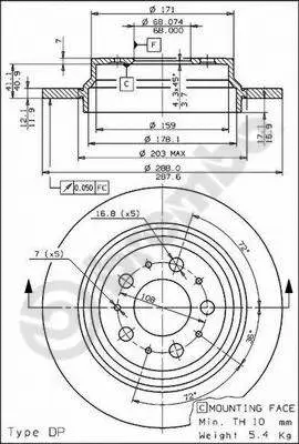 Brake Disc (08.7765.75)