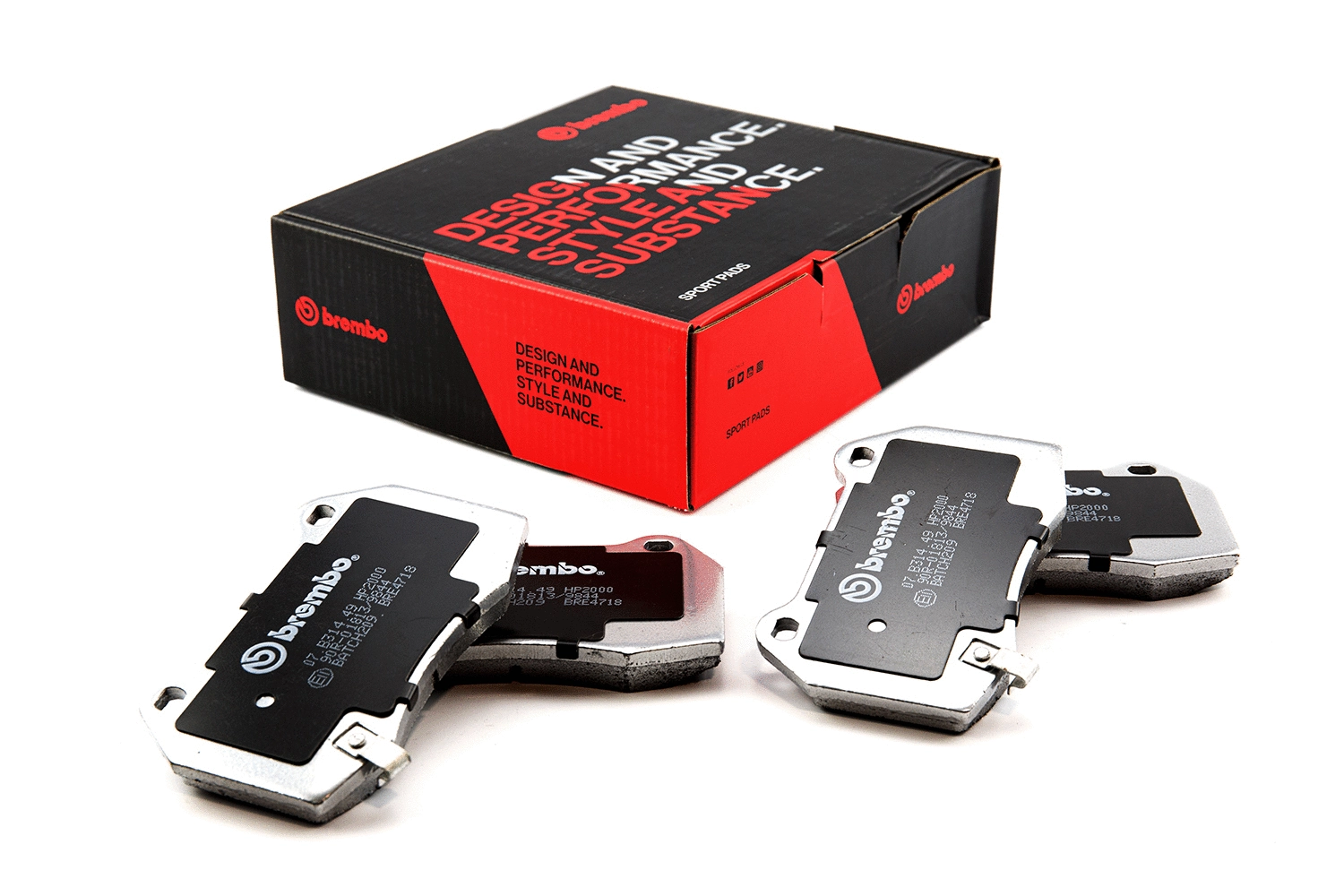 High Performance Brake Pad Set (07.B314.49)