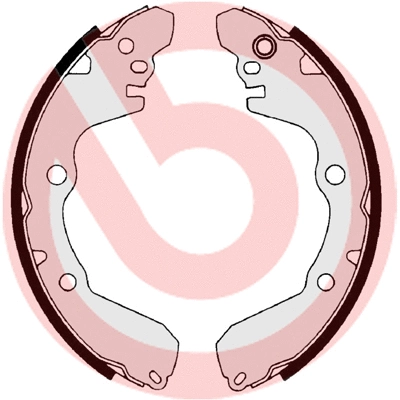 Brake Shoe Set (S 54 522)