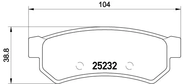 Brake Pad Set, disc brake (P 10 053)