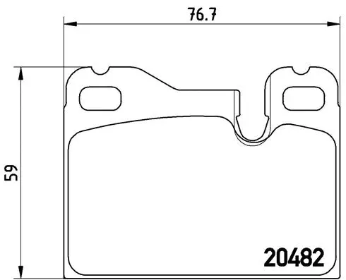 Brake Pad Set, disc brake (P 65 003)
