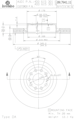 Brake Disc (09.7941.11)