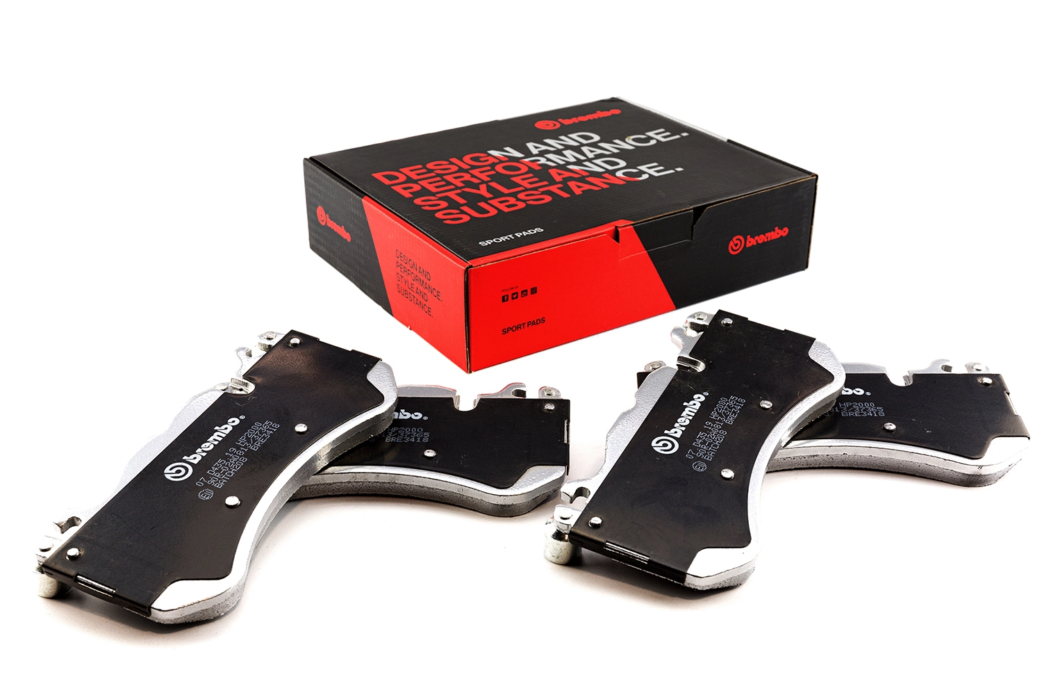 High Performance Brake Pad Set (07.D435.19)