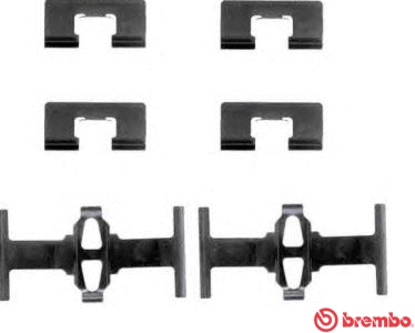 Accessory Kit, disc brake pad (A 02 261)