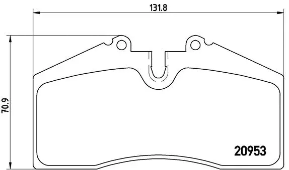 Brake Pad Set, disc brake (P 65 005)