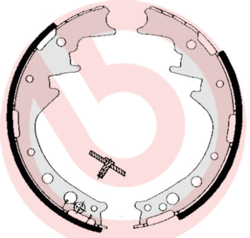Brake Shoe Set (S 83 521)