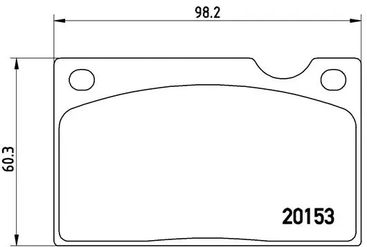 Brake Pad Set, disc brake (P 86 003)