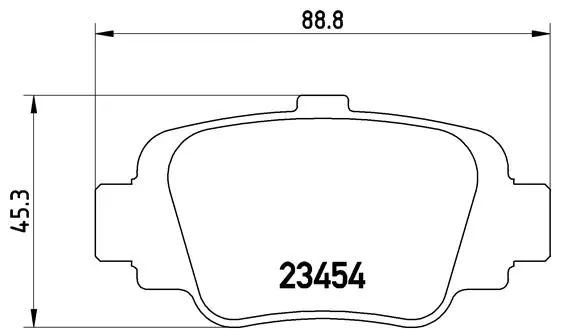 Brake Pad Set, disc brake (P 56 032)