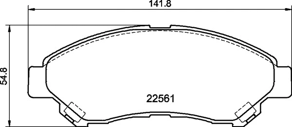 Brake Pad Set, disc brake (P 83 191)