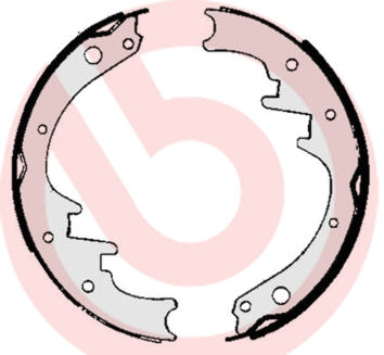 Brake Shoe Set (S 37 501)