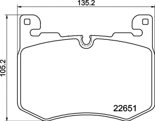 Brake Pad Set, disc brake (P 44 030)