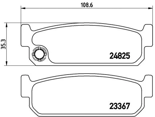 Brake Pad Set, disc brake (P 56 067)
