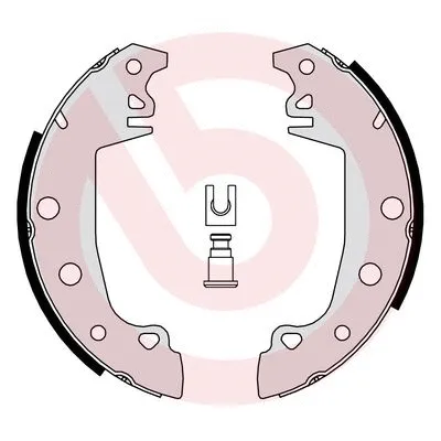 Brake Shoe Set (S 68 538)