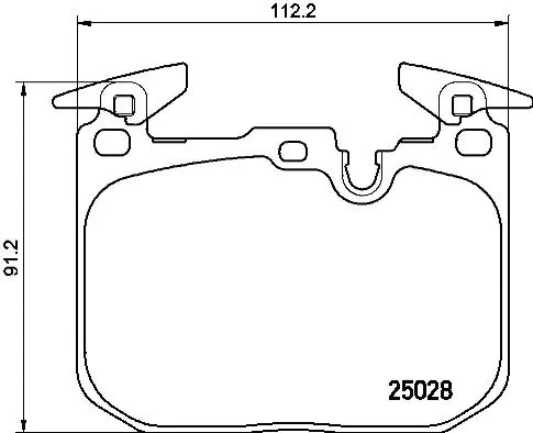 Brake Pad Set, disc brake (P 06 088)