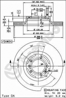 Brake Disc (09.4115.10)