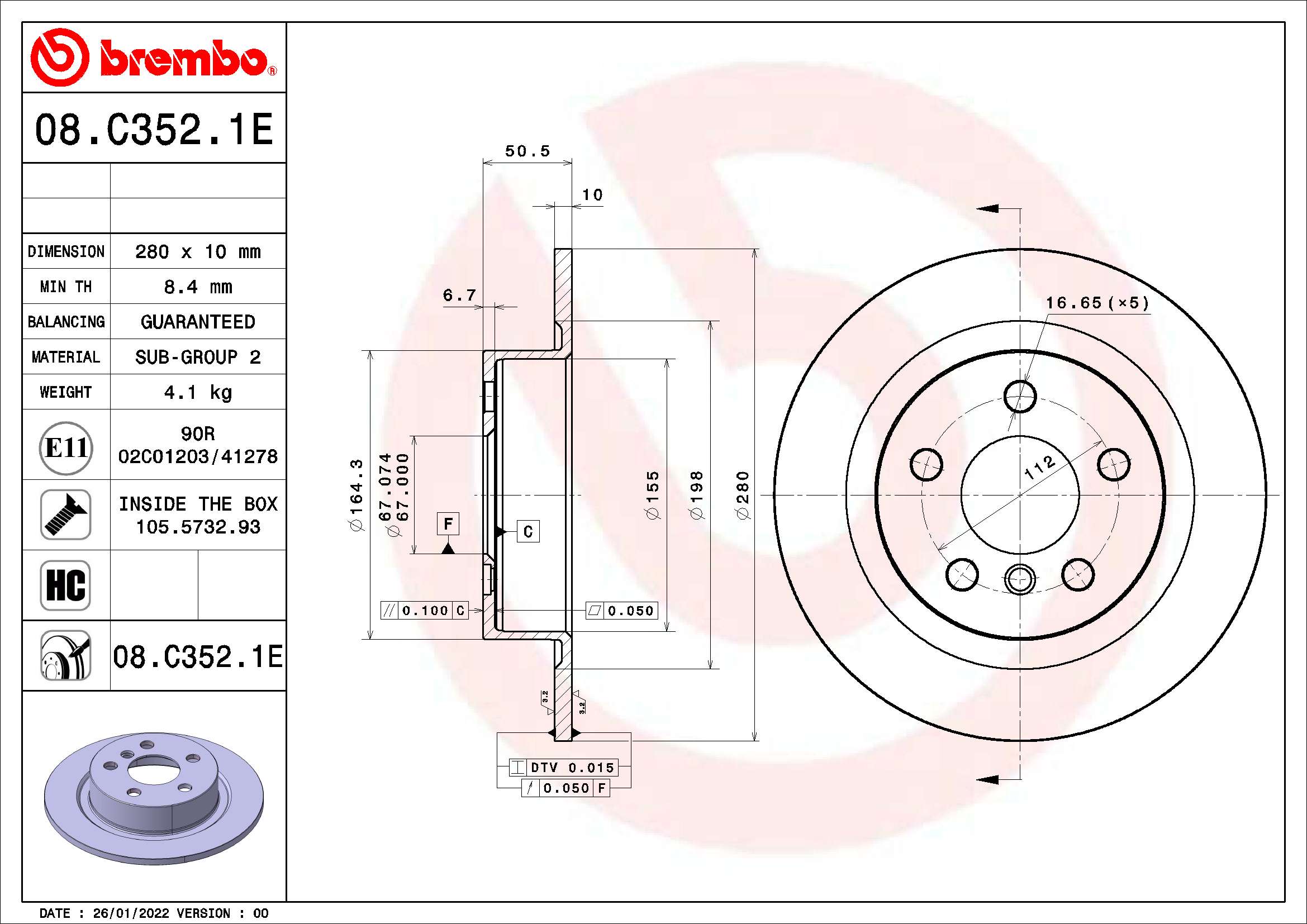 Brake Kit, disc brake