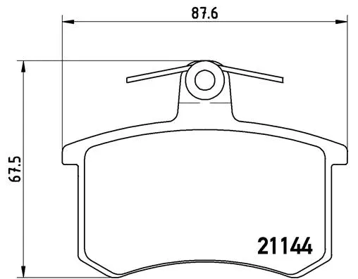 Brake Pad Set, disc brake (P 85 013)