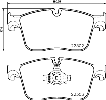 Brake Pad Set, disc brake (P 36 031)