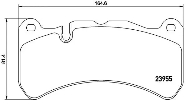 Brake Pad Set, disc brake (P 50 092)