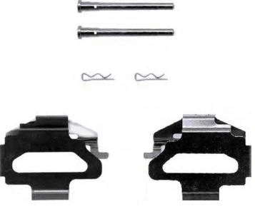 Accessory Kit, disc brake pad (A 02 231)