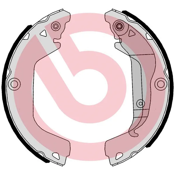 Brake Shoe Set (S 10 521)