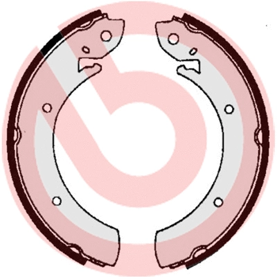 Brake Shoe Set (S 68 516)