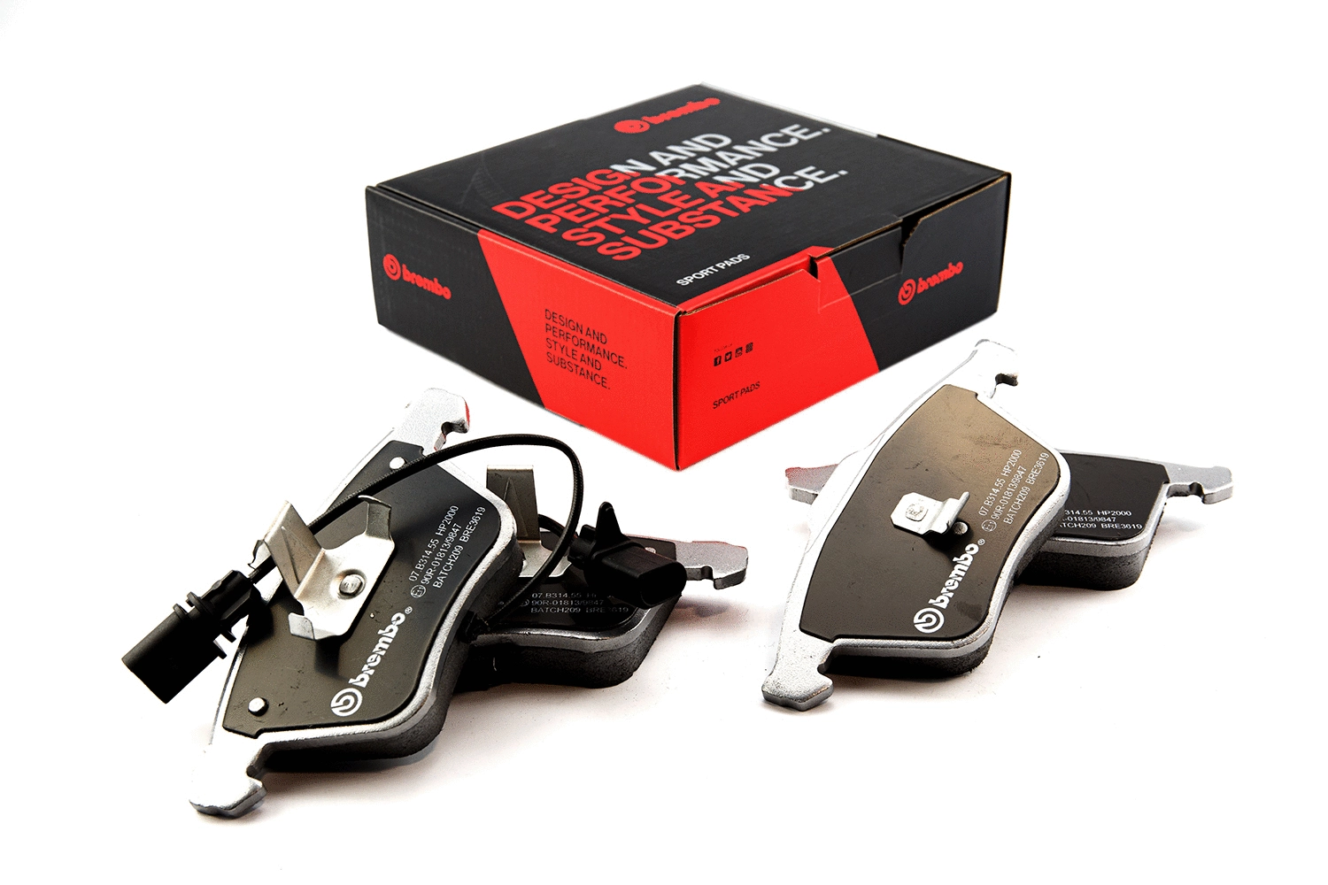 High Performance Brake Pad Set (07.B314.55)